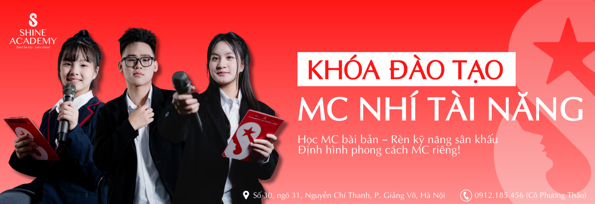 Khoá đào tạo MC Nhí - Người dẫn chương trình Tài năng